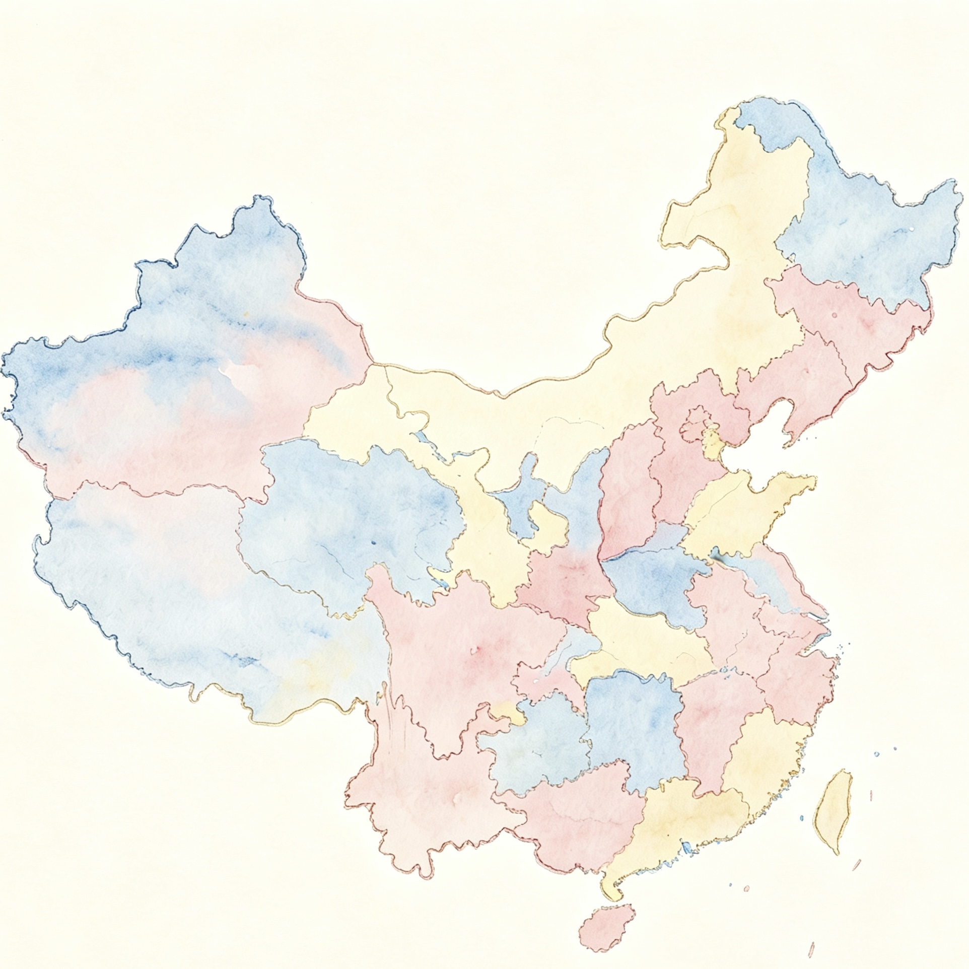 爱的足迹插画地图